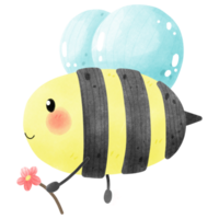 mignonne peu abeille png