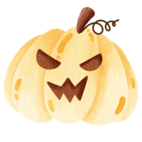 personagem de abóbora de halloween png