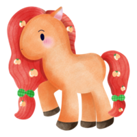 mignonne peu poney png