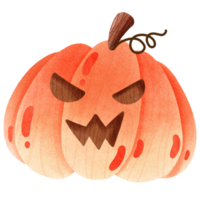 personagem de abóbora de halloween png