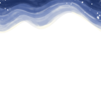 Beach landscape with waves png