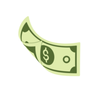 Folded money Illustration png