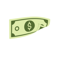 Folded money Illustration png