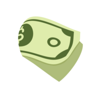 Folded money Illustration png