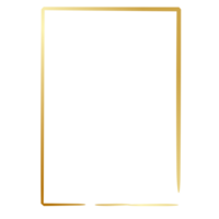 Gold Rahmen Rand png