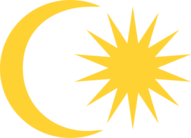 stjärna av malaysia flagga png