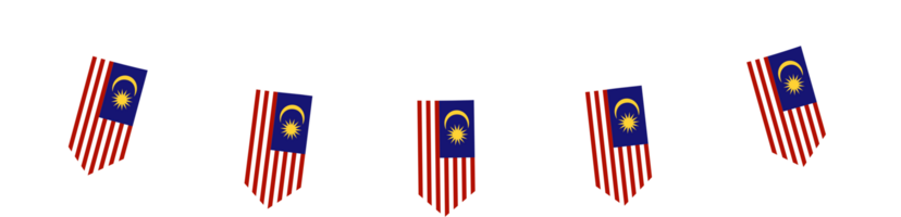 Hanging Malaysia flag png