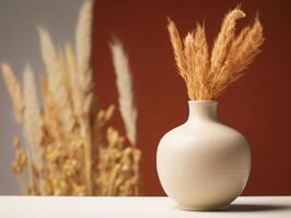 comercial minimalistic boho composition with copy space photo