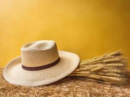 comercial minimalistic boho composition with copy space photo