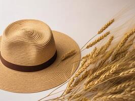 comercial minimalistic boho composition with copy space photo