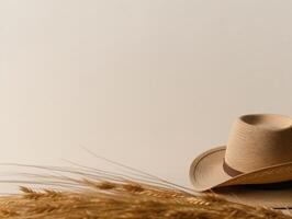 comercial minimalistic boho composition with copy space photo