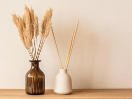 comercial minimalistic boho composition with copy space photo