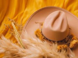 comercial minimalistic boho composition with copy space photo
