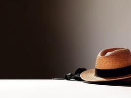 comercial minimalistic boho composition with copy space photo