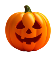 halloween pumpa med skrämmande ansikte png