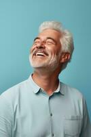 handsome asian man emotional dynamic pose AI Generative photo