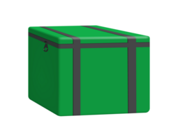 green square food bag for delivery png