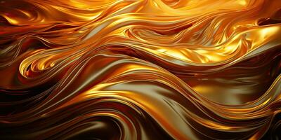 AI Generated. AI Generative. Gold lava abstract marble background art decoration. Graphic Art photo