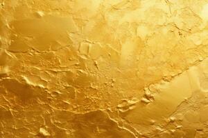 oro antecedentes en el estilo de textura Rico superficies, áspero texturas ai generado foto