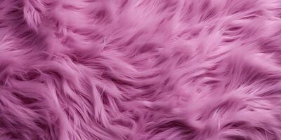 AI Generated. AI Generative. Decorative beautiful cotton pink purple soft furry texture bacground. Graphic Art photo