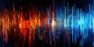 AI Generated. AI Generative. Data science coding programming work business technology abstract background monitor process. Graphic Art photo