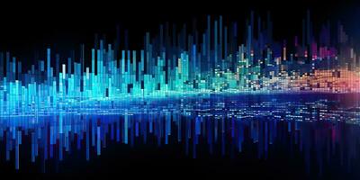 AI Generated. AI Generative. Data science coding programming work business technology abstract background monitor process. Graphic Art photo