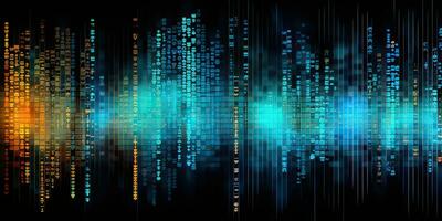 ai generado. ai generativo. datos Ciencias codificación programación trabajo negocio tecnología resumen antecedentes monitor proceso. gráfico Arte foto