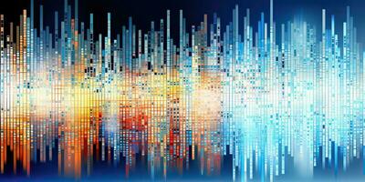 AI Generated. AI Generative. Data science coding programming work business technology abstract background monitor process. Graphic Art photo