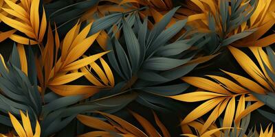 AI Generated. AI Generative. Boho ash art plant botanical flower exotic tropical pattern decoration texture background. Graphic Art photo