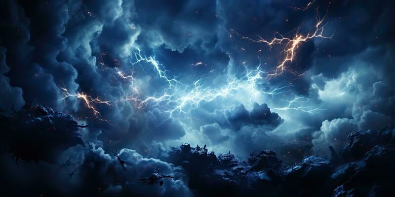 Thunder background sale