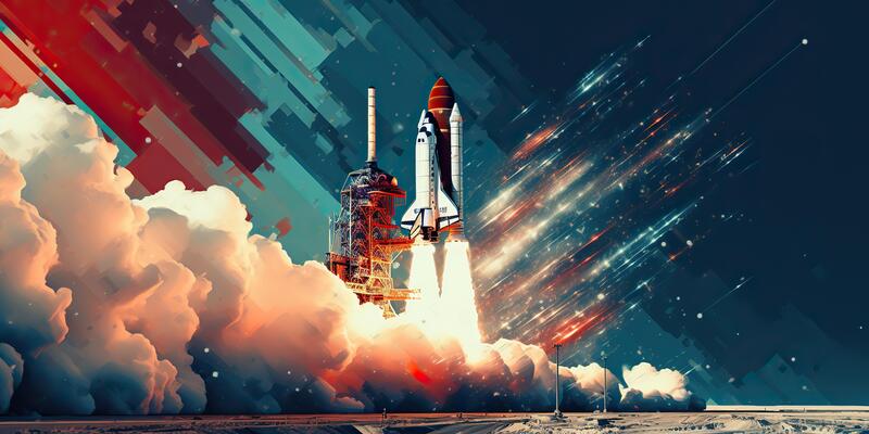 Spaceship Launch Stock Photos, Images and Backgrounds for Free Download