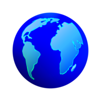 Global earth icon abstract design illustration png