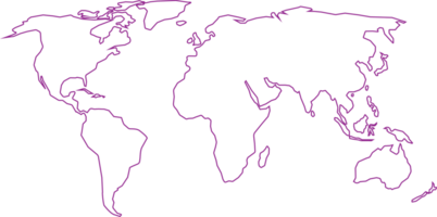 mundo mapa global ícone abstrato gráfico Projeto para decoração png
