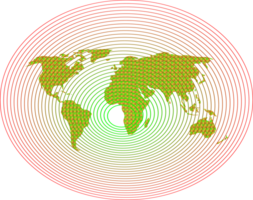 mundo mapa global icono resumen gráfico diseño para decoración png