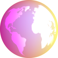 World map global icon abstract graphic design for decoration png