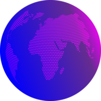 monde carte global icône abstrait graphique conception pour décoration png