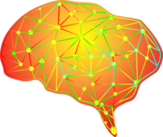 Gehirn Anatomie Denken Idee zum Dekoration abstrakt Hintergrund png