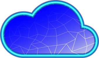 nube icono elemento para decoración antecedentes png