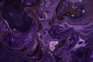 The marble texture in violet colors. Luxurious design. Generative AI photo