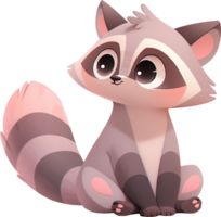 A picture of a cute raccoon with a picture of a raccoon with AI generated png