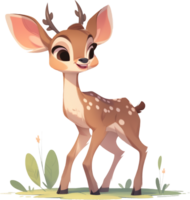 A deer with a picture of a deer on it with AI generated png