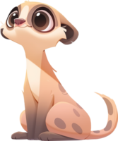 Spotlight on Meerkats Fascinating Small Predators with AI Generated png