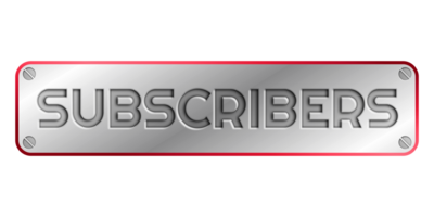 embossed subscribe button png