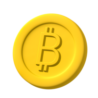 faible poly bitcoin pièce de monnaie png