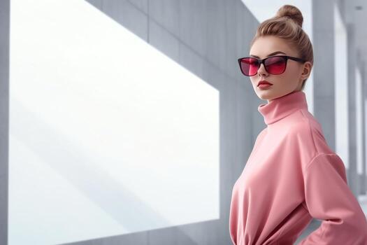 Fahion girl background photo