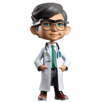 smiling doctor with stethoscope png