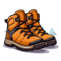 Wandern Stiefel - - generativ ai png