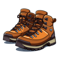 Wandern Stiefel - - generativ ai png