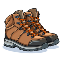 Wandern Stiefel - - generativ ai png