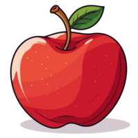 Red Apple - Generative Ai png